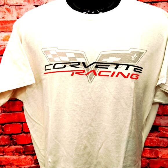 Fruit of the Loom T-Shirt Men's XL White Corvette Racing Graphic Short Sleeve - Picture 5 of 6
